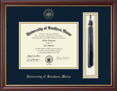 University of Southern Maine diploma frame - Tassel & Cord Diploma Frame in Newport