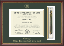 State University of New York at Oswego diploma frame - Tassel & Cord Diploma Frame in Newport