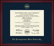 Pennsylvania State University diploma frame - Gold Embossed Achievement Edition Diploma Frame in Academy
