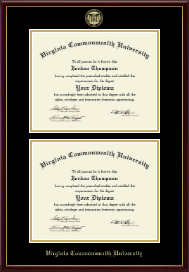 Double Diploma Frame