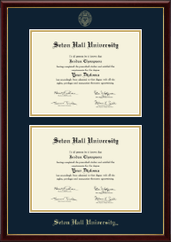 Double Diploma Frame