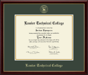 Lanier Technical College diploma frame - Gold Embossed Diploma Frame in Galleria