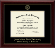 Appalachian State University Gold Embossed Diploma Frame in Gallery