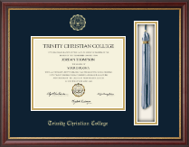 Trinity Christian College diploma frame - Tassel Edition Diploma Frame in Newport