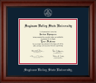 Saginaw Valley State University diploma frame - Silver Embossed Diploma Frame in Cambridge