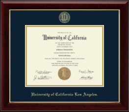 Gold Embossed Diploma Frame
