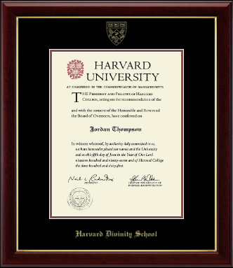 Harvard University diploma frame - Gold Embossed Diploma Frame in Gallery