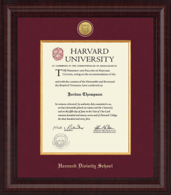 Harvard University diploma frame - Presidential Gold Engraved Diploma Frame in Premier