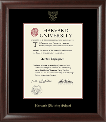 Harvard University diploma frame - Gold Embossed Diploma Frame in Rainier