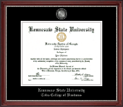 Kennesaw State University diploma frame - Pewter Masterpiece Medallion Diploma Frame in Kensington Silver