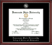 Kennesaw State University diploma frame - Pewter Masterpiece Medallion Diploma Frame in Kensington Silver