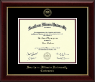 Southern Illinois University Carbondale diploma frame - Gold Embossed Diploma Frame in Gallery