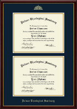 Palmer Theological Seminary diploma frame - Double Diploma Frame in Galleria