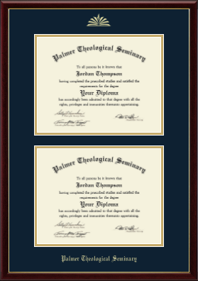 Palmer Theological Seminary diploma frame - Double Diploma Frame in Galleria