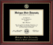 Michigan State University diploma frame - Masterpiece Medallion Diploma Frame in Kensington Gold