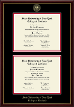 State University of New York Cortland Double Diploma Frame in Galleria