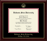Valdosta State University diploma frame - Gold Embossed Diploma Frame in Gallery
