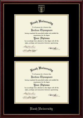 Rush University diploma frame - Double Diploma Frame in Galleria