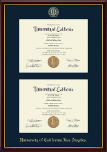 University of California Los Angeles Double Diploma Frame in Galleria