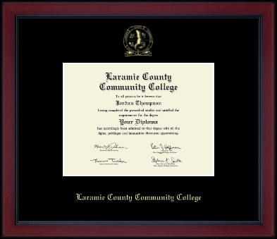 Laramie County Community College diploma frame - Gold Embossed Achievement Edition Diploma Frame in Academy