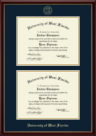 Double Diploma Frame