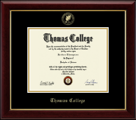 Thomas College diploma frame - Gold Embossed Diploma Frame in Gallery