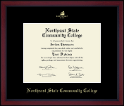 Northeast State Community College Gold Embossed Achievement Edition Diploma Frame in Academy