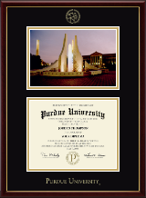Purdue University diploma frame - Campus Scene Diploma Frame in Galleria