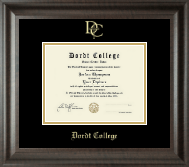 Dordt College Gold Embossed Diploma Frame in Acadia