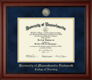 University of Massachusetts Dartmouth diploma frame - Masterpiece Medallion Diploma Frame in Cambridge