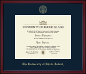 The University of Rhode Island Gold Embossed Achievement Edition Diploma Frame in Academy