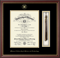 Missouri University of Science and Technology diploma frame - Tassel Diploma Frame in Newport