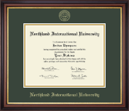 Northland International University diploma frame - Gold Embossed Diploma Frame in Regency Gold