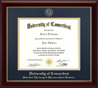 University of Connecticut diploma frame - Masterpiece Medallion Diploma Frame in Gallery