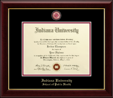 Indiana University Bloomington diploma frame - Masterpiece Medallion Diploma Frame in Gallery