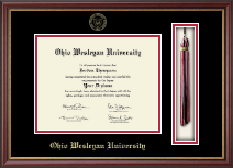 Ohio Wesleyan University Tassel Edition Diploma Frame in Newport