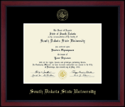 South Dakota State University Gold Embossed Academy Edition Diploma Frame in Academy