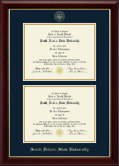 South Dakota State University diploma frame - Double Diploma Frame in Gallery