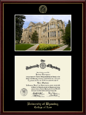 University of Wyoming diploma frame - Campus Scene Diploma Frame in Galleria