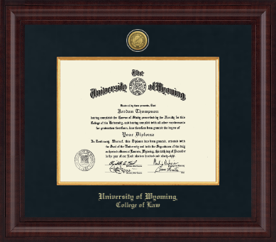University of Wyoming diploma frame - Presidential Gold Engraved Diploma Frame in Premier