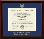 SUNY Downstate Medical Center diploma frame - Gold Embossed Diploma Frame in Gallery