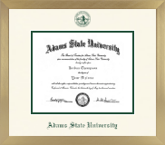 Adams State University diploma frame - Icon in Chardonnay