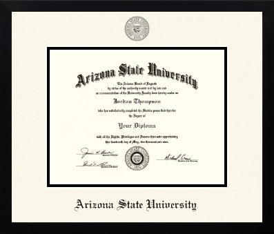 Arizona State University diploma frame - Icon in Gotham