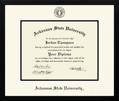 Arkansas State University at Jonesboro diploma frame - Icon in Gotham