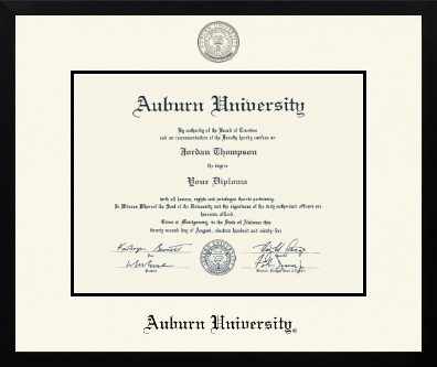 Auburn University diploma frame - Icon in Gotham