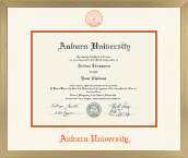 Auburn University diploma frame - Icon in Chardonnay