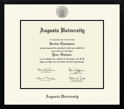 Augusta University diploma frame - Icon in Gotham