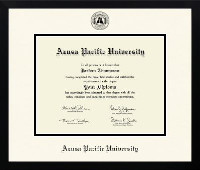 Azusa Pacific University diploma frame - Icon in Gotham