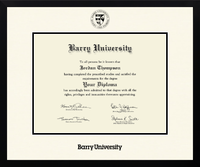 Barry University diploma frame - Icon in Gotham