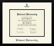 Belmont University diploma frame - Icon in Gotham